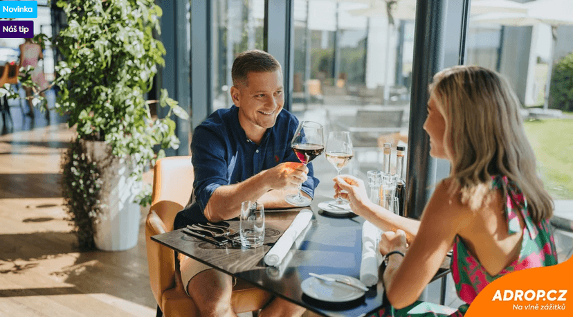 Romantický pobyt na letišti s degustačním menu v MG restauraci