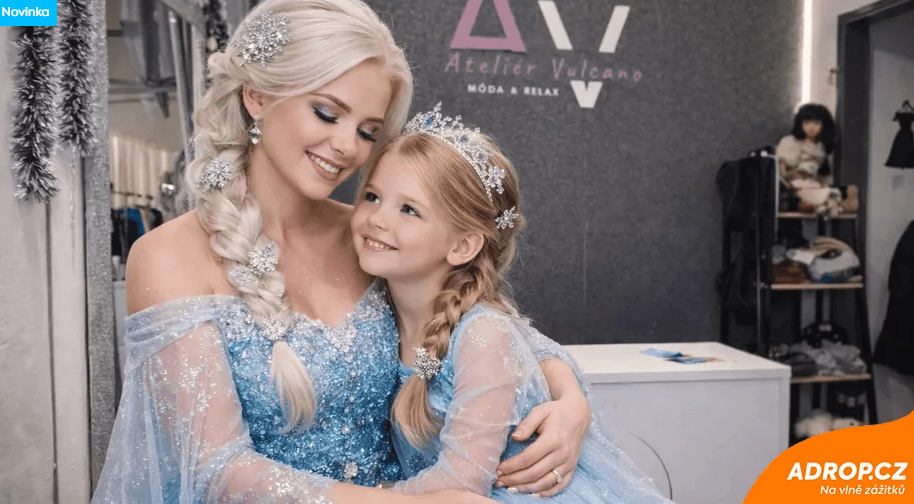 Princeznovská proměna pro maminku a dceru ve stylu Ledového království