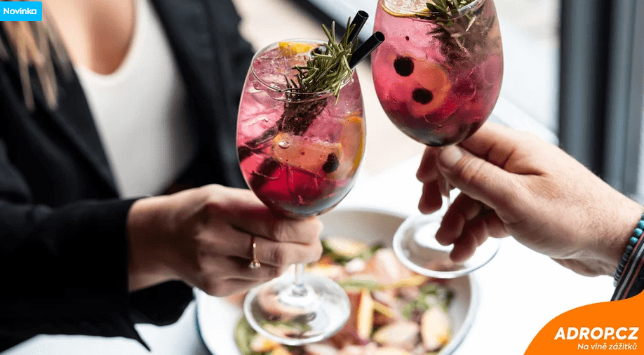 Aperitivo pro dva v restauraci Zlatý Kohout