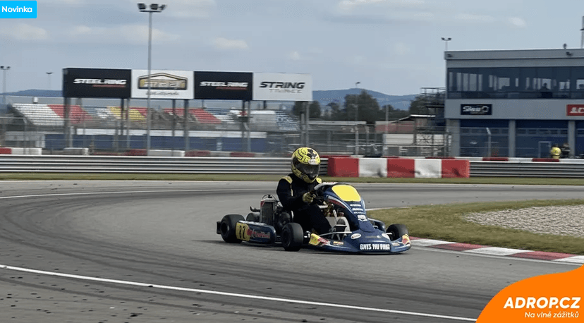 Adrenalinová jízda na okruzích a letištích v motokáře Rotax 125 MAX