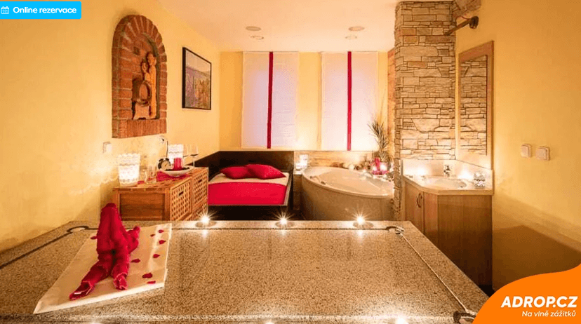 Pobytový balíček hotelu Wine Wellness Hotel Amande: Jsem romantik