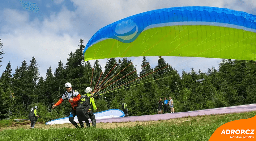 Tandem paragliding pro 2 osoby