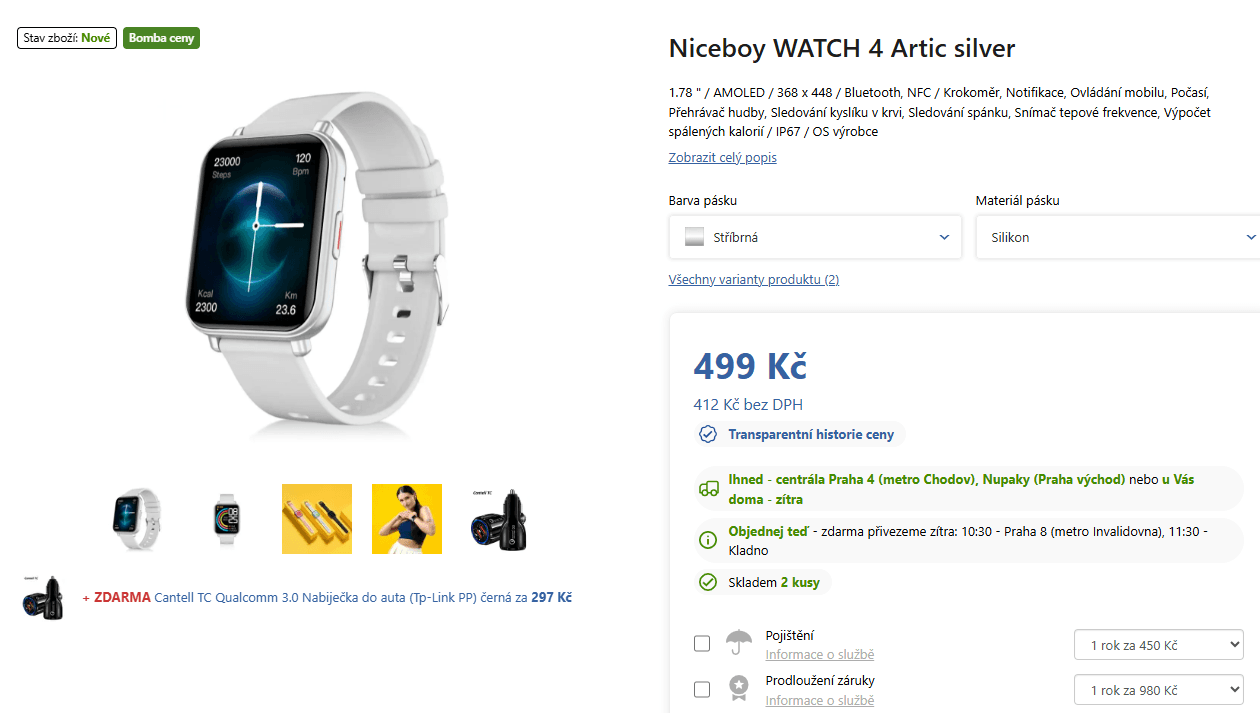 Chytré hodinky Niceboy WATCH 4 