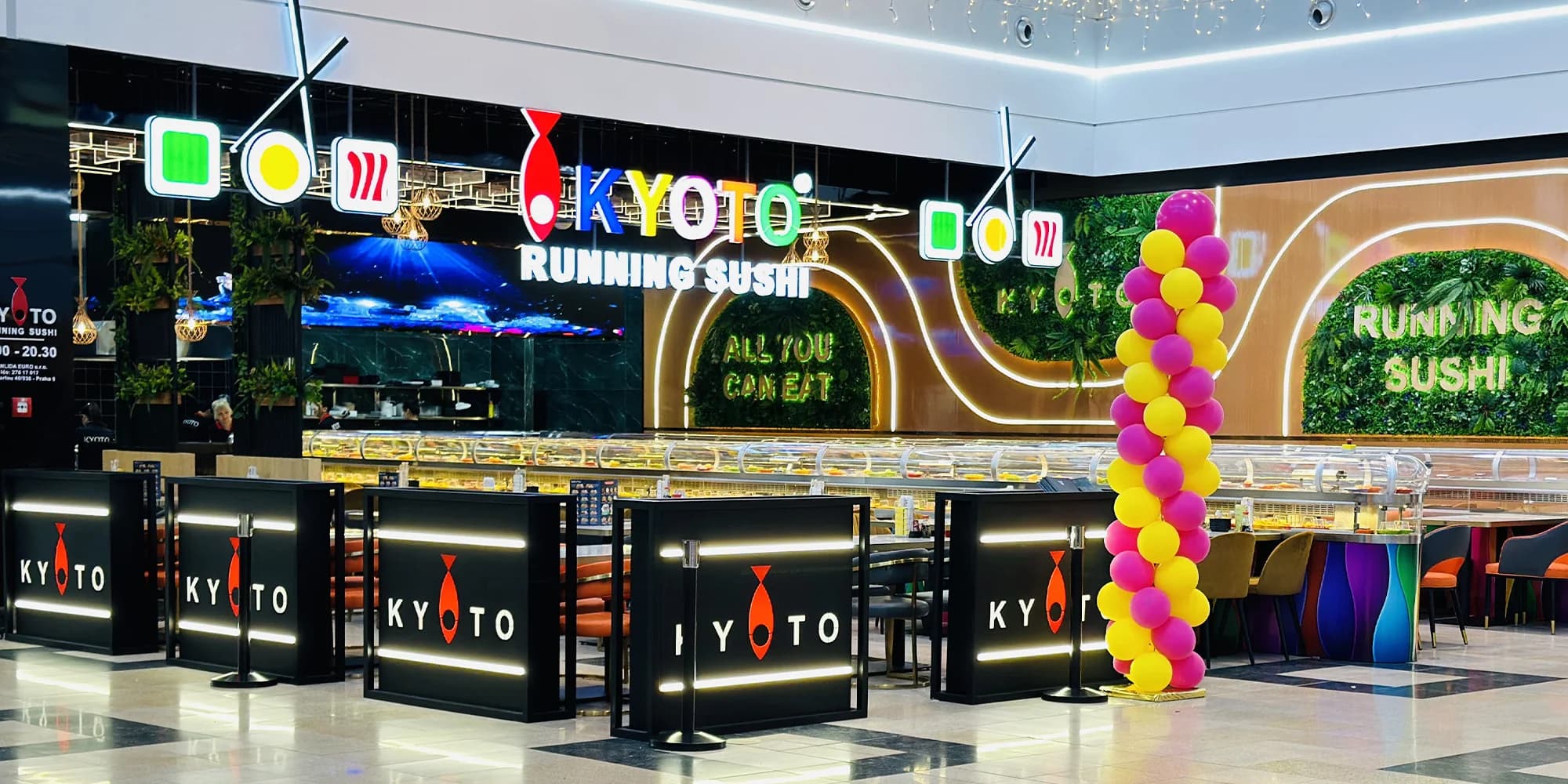 90 minut running sushi v libereckém OC Géčko: sushi, gril, mořské plody i dezerty