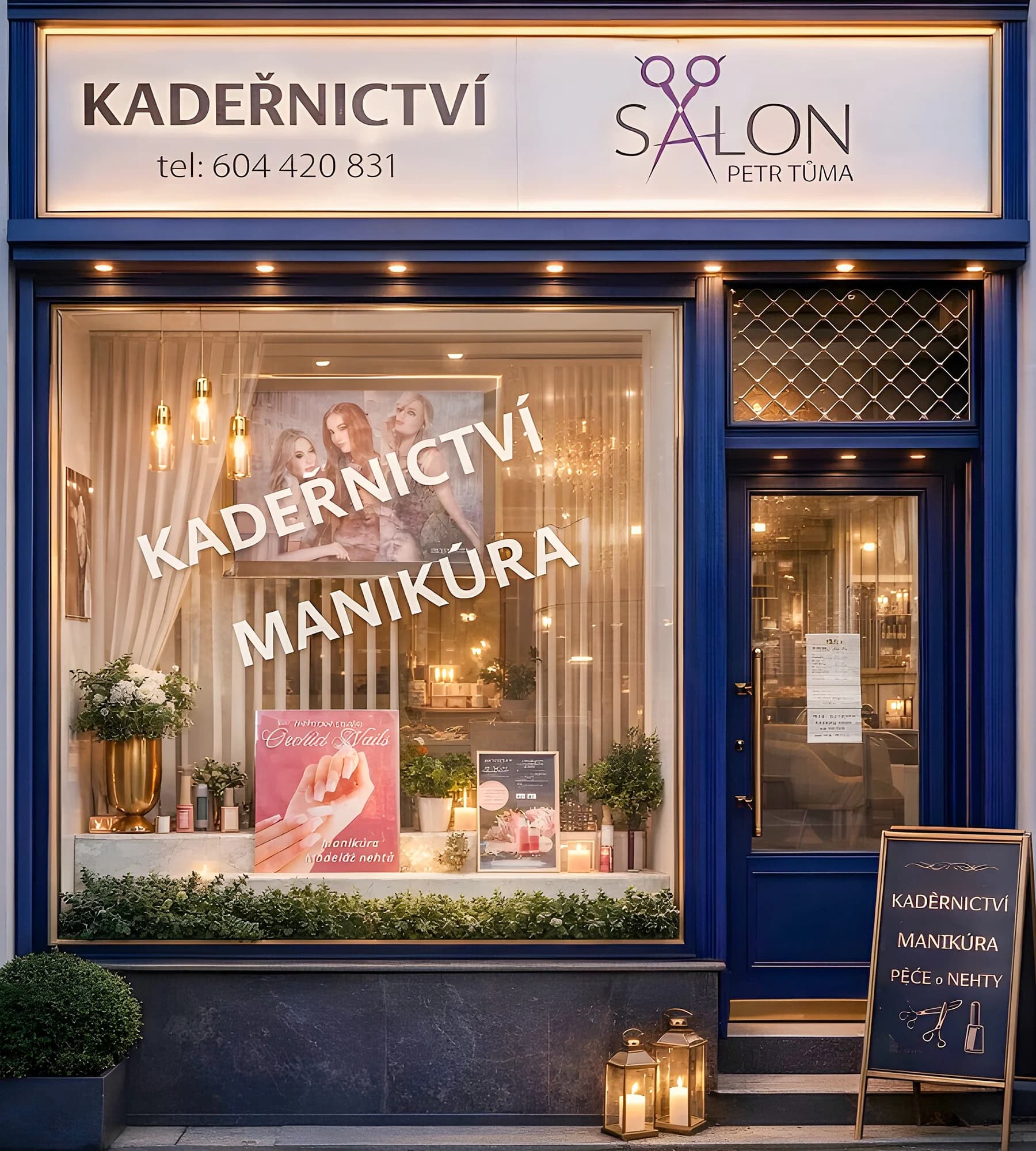 Kadeřnictví v Podolí: mytí a styling, střih i barvení či melír