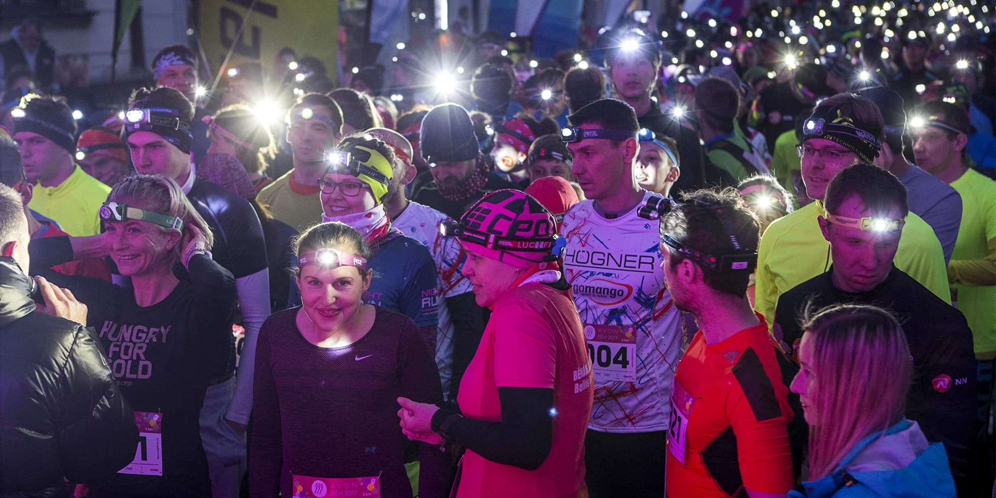 Night Run NN ve městě dle výběru: startovné na jeden z nej nočních běhů i občerstvení na trase