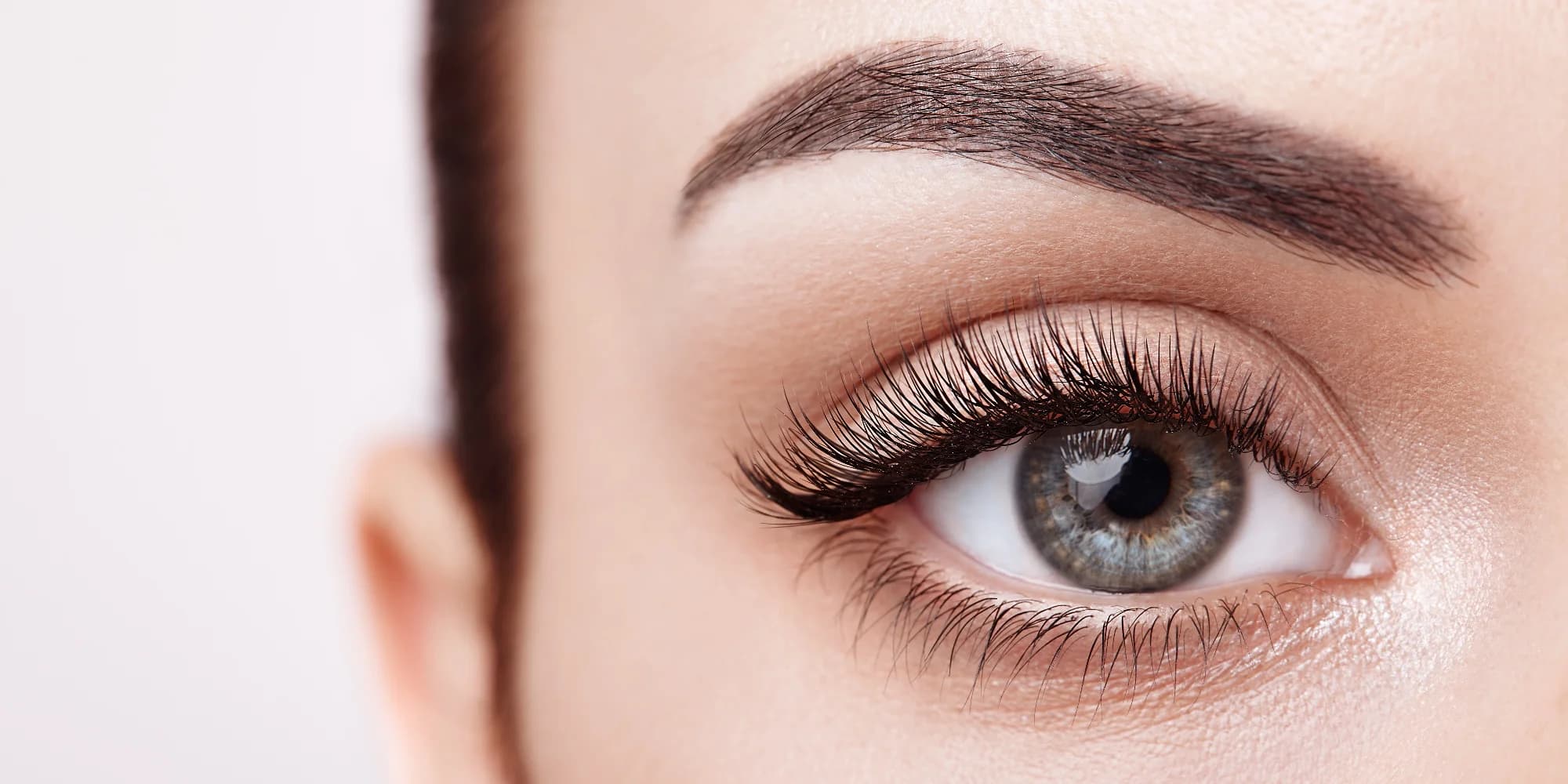 Krásné a přirozené řasy: lash lifting s výživou řas včetně úpravy a barvení obočí