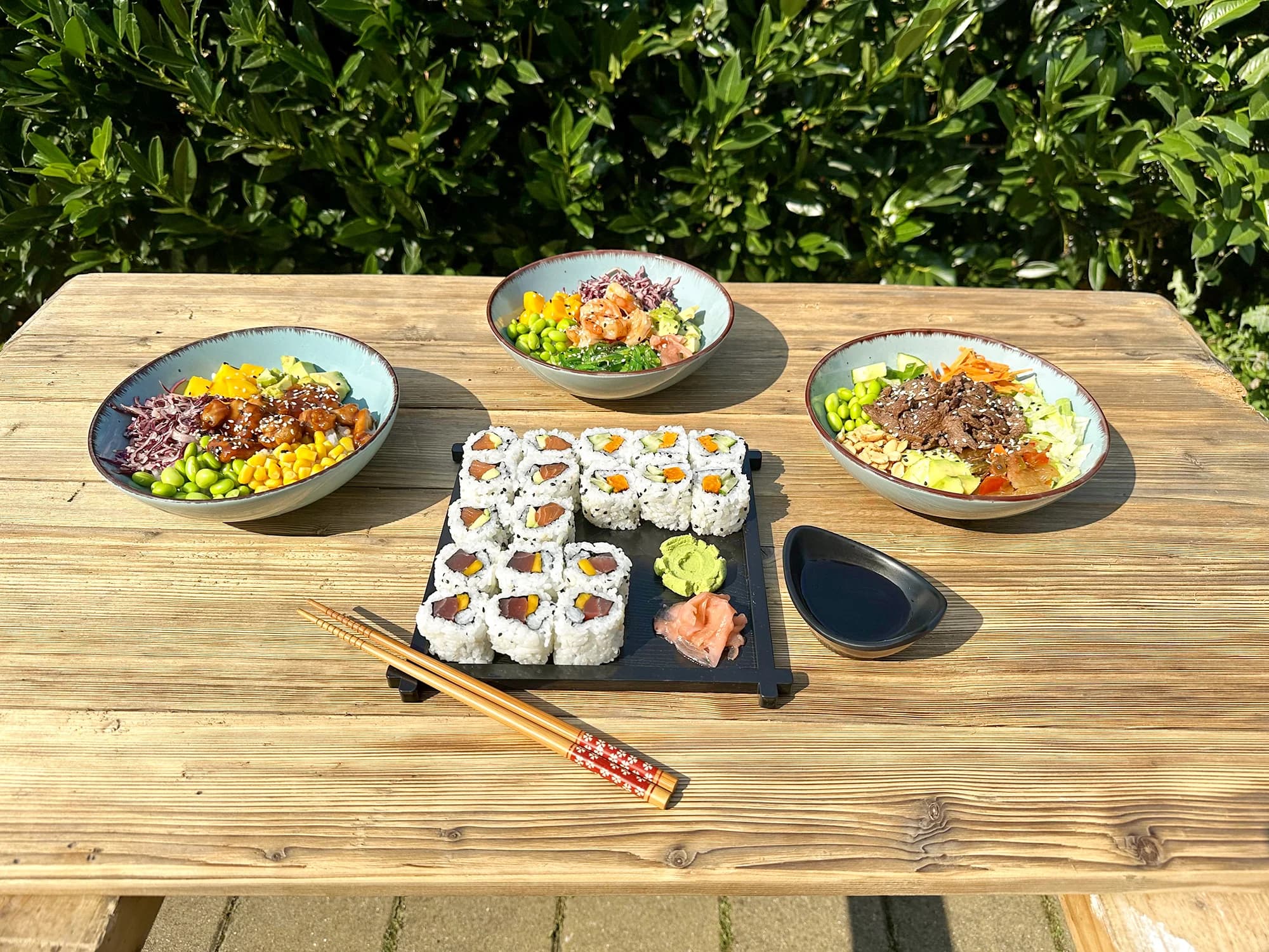 Speciální kurz přípravy sushi a poke bowls pro 1 nebo 2 osoby