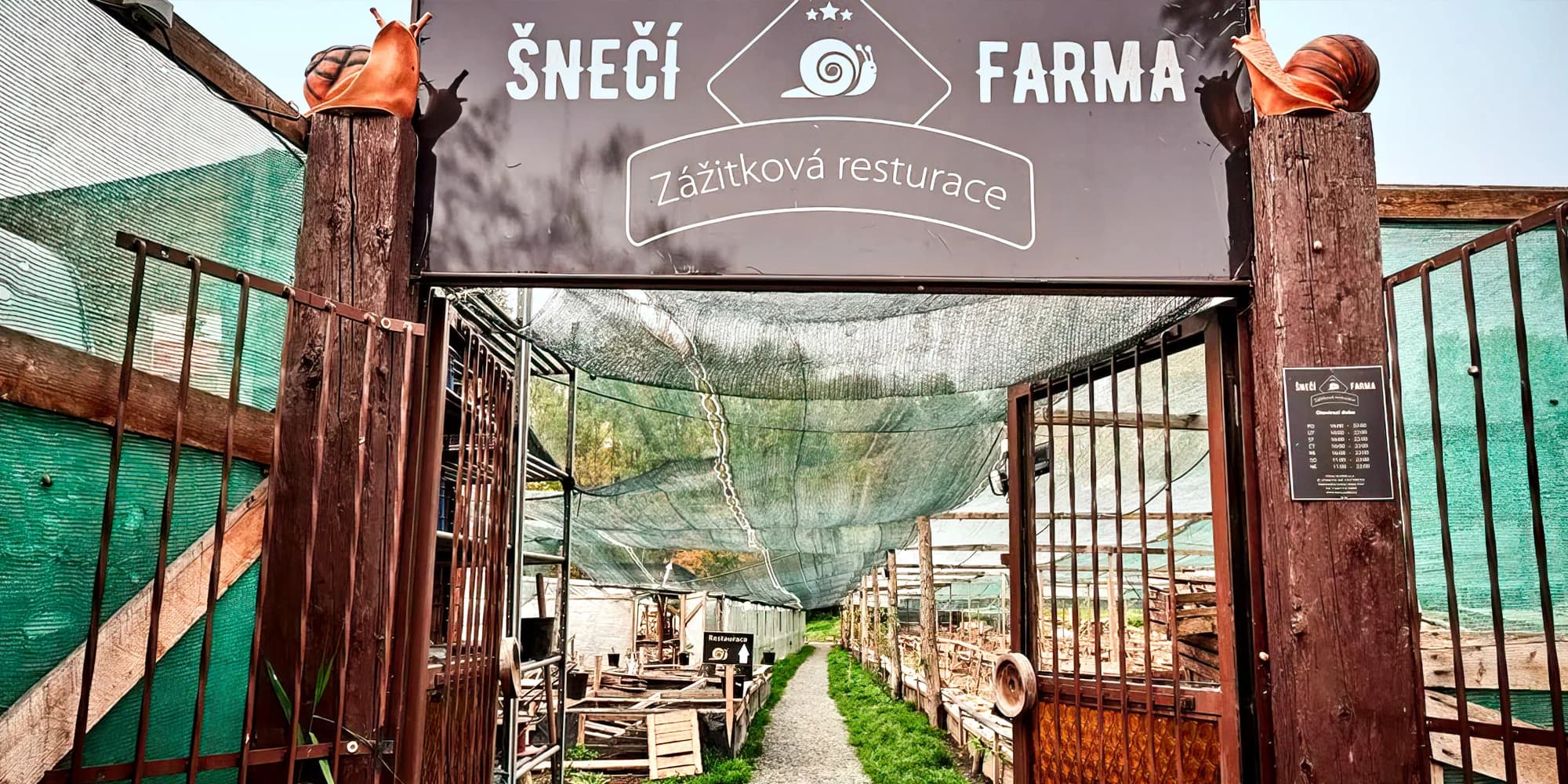 Sobotní exkurze na šnečí farmu včetně vaření a ochutnávky pro 2 osoby