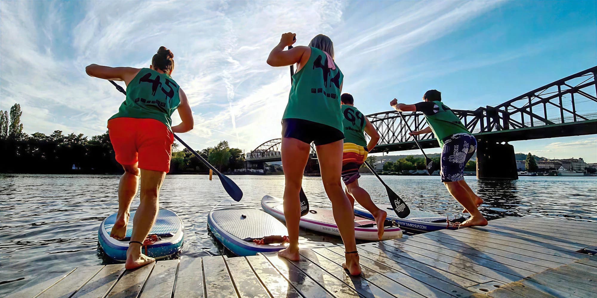2hodinový kurz paddleboardingu na Vltavě pro 1–4 začátečníky i pokročilé včetně občerstvení
