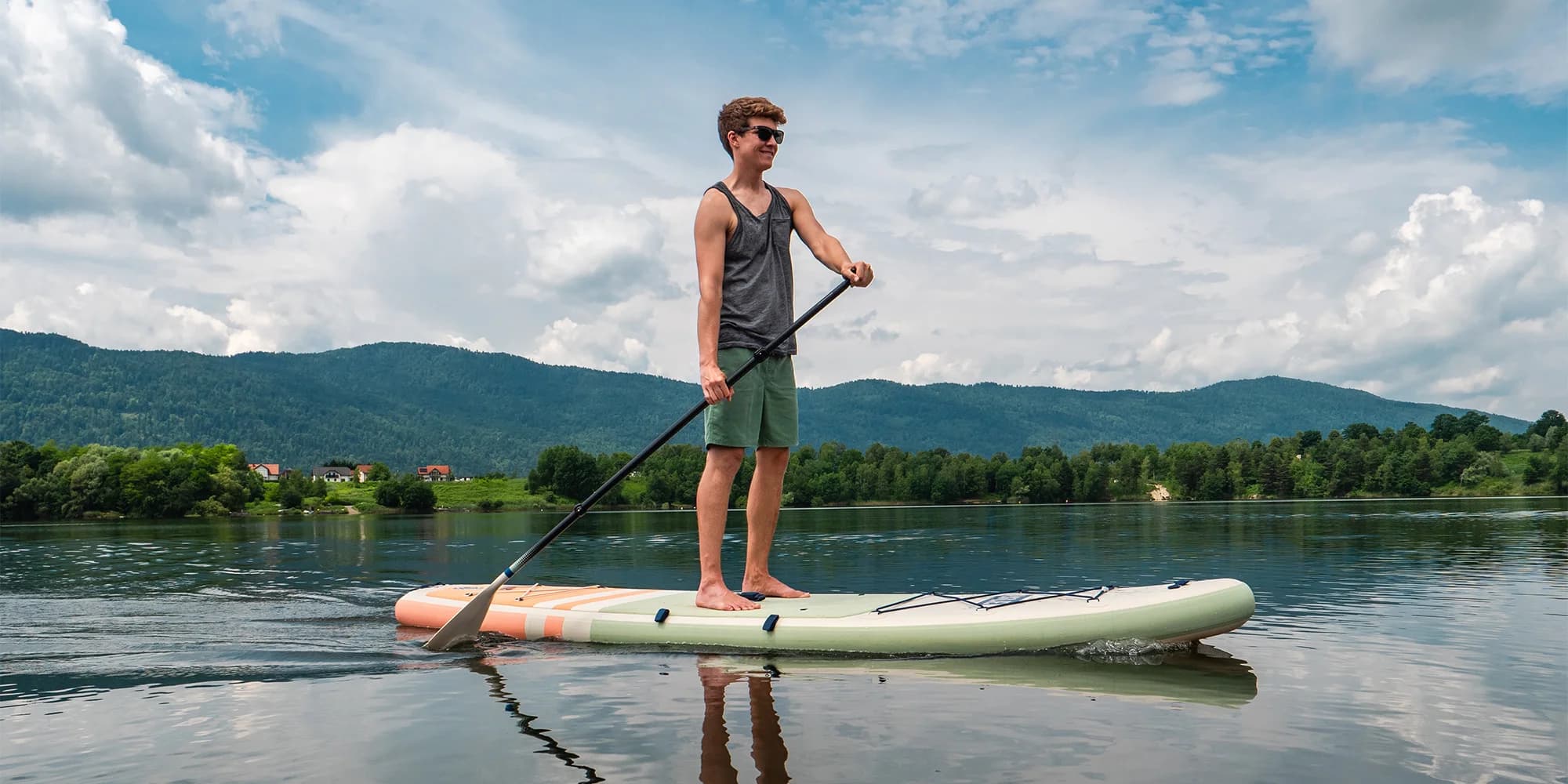 Zapůjčení paddleboard setu v centru Budějovic: den, víkend i týden