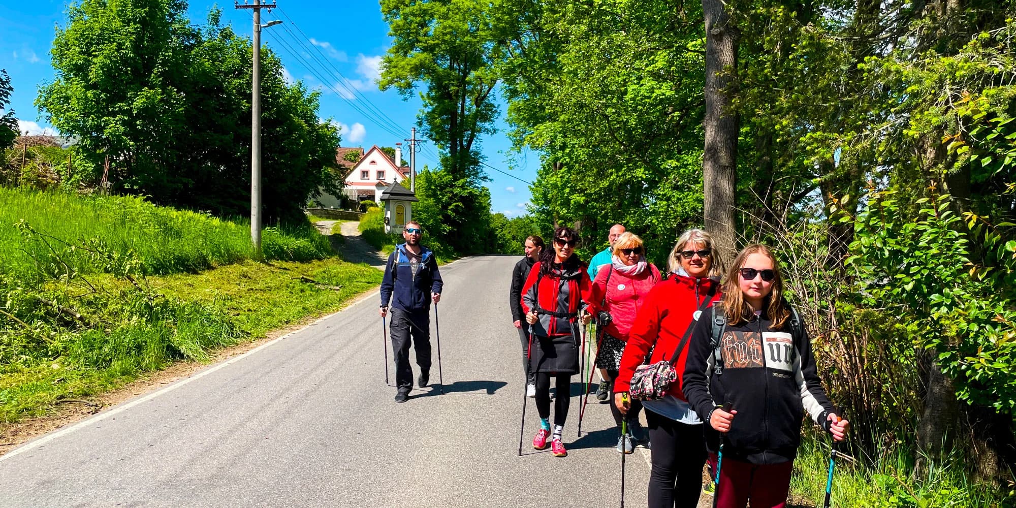 Nordic walking: začátečnická lekce v délce 2,5 hod. pro 1 či 2 osoby