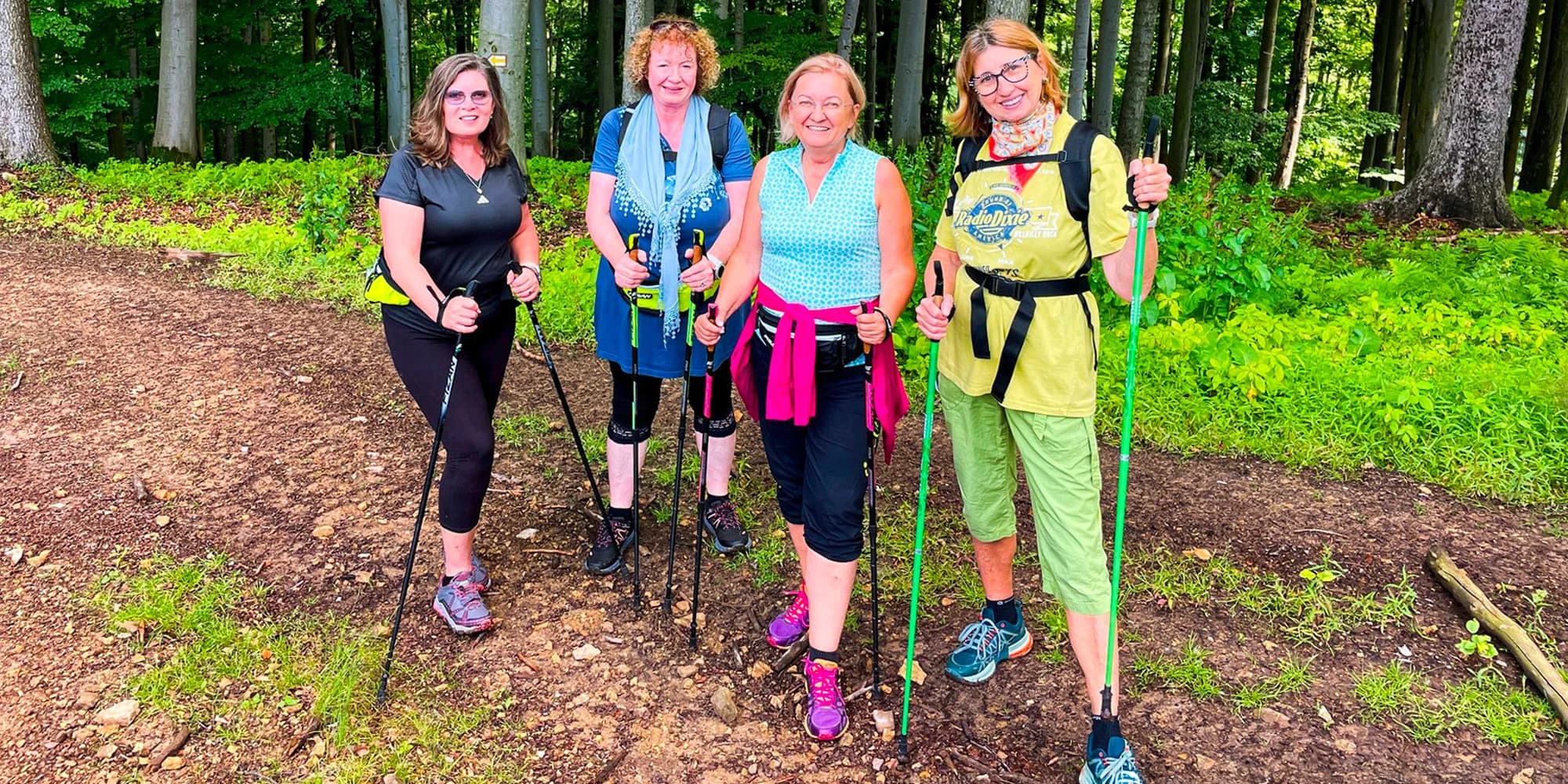 Nordic walking: začátečnická lekce v délce 2,5 hod. pro 1 či 2 osoby