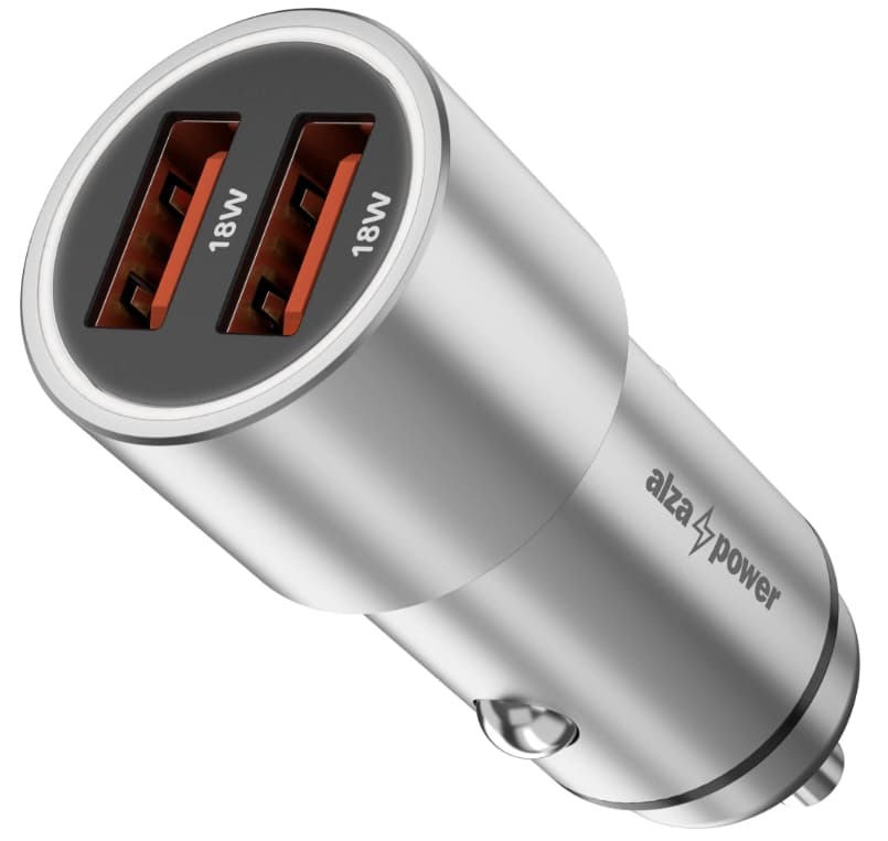 Nabíječka do auta AlzaPower, 18 W