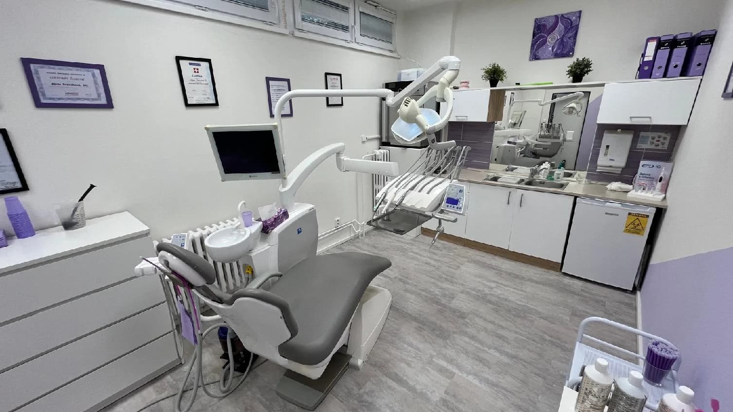 Dentální hygiena: odstranění kamene ultrazvukem, leštění či air-flow i fluoridace