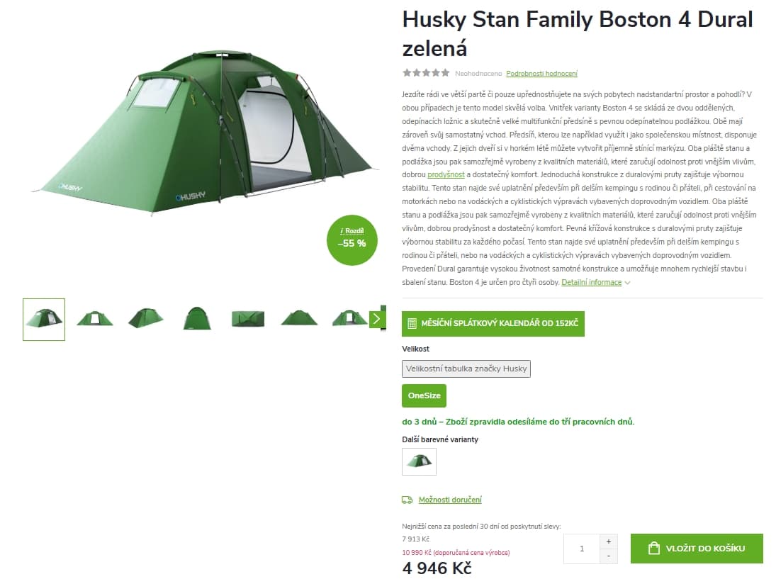 Stan pro 4 Husky Boston 4 Dural