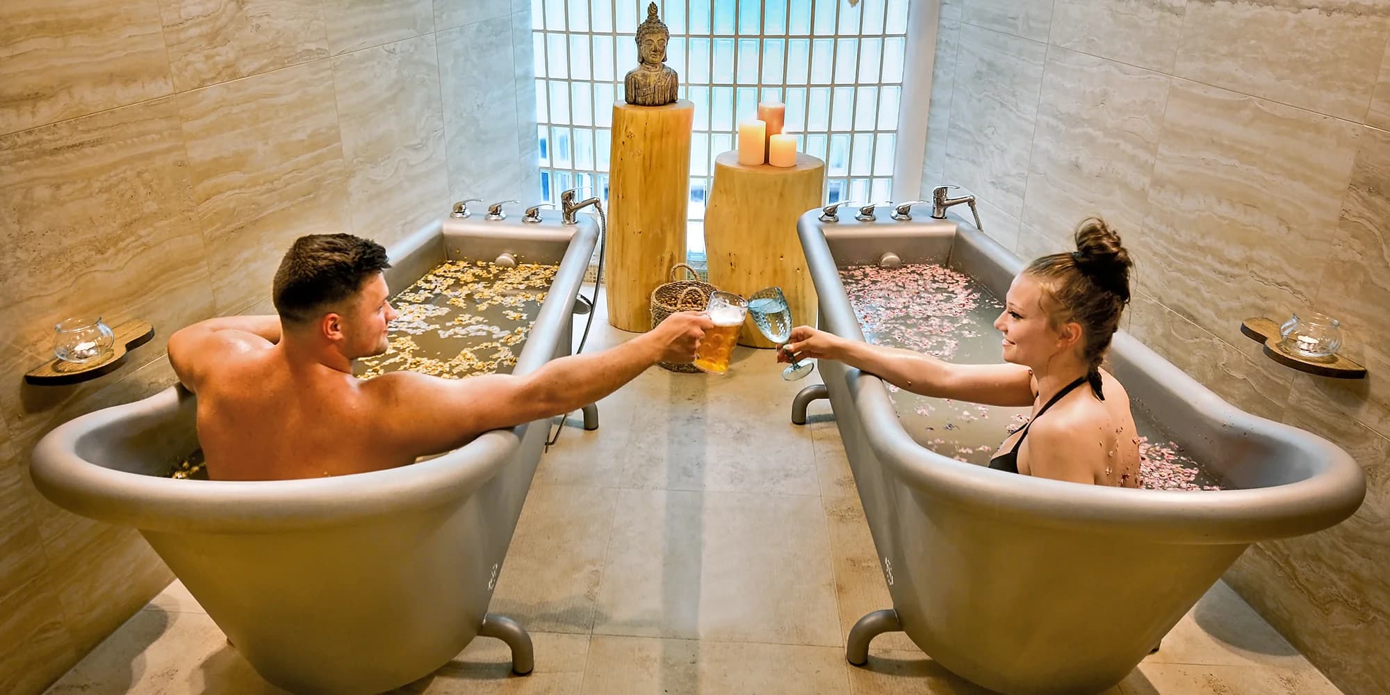 Relax ve Wellness Červený Mlýn: saunové rituály i zážitkové koupele vč. nápojů pro 1 i 2 osoby