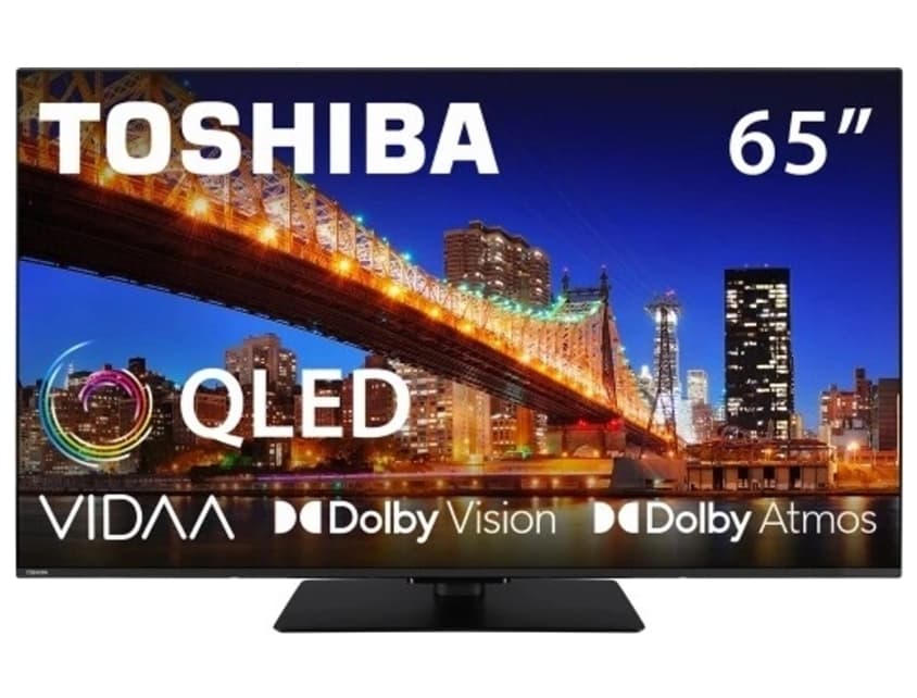 4K QLED Smart TV, Atmos, 164 cm Toshiba