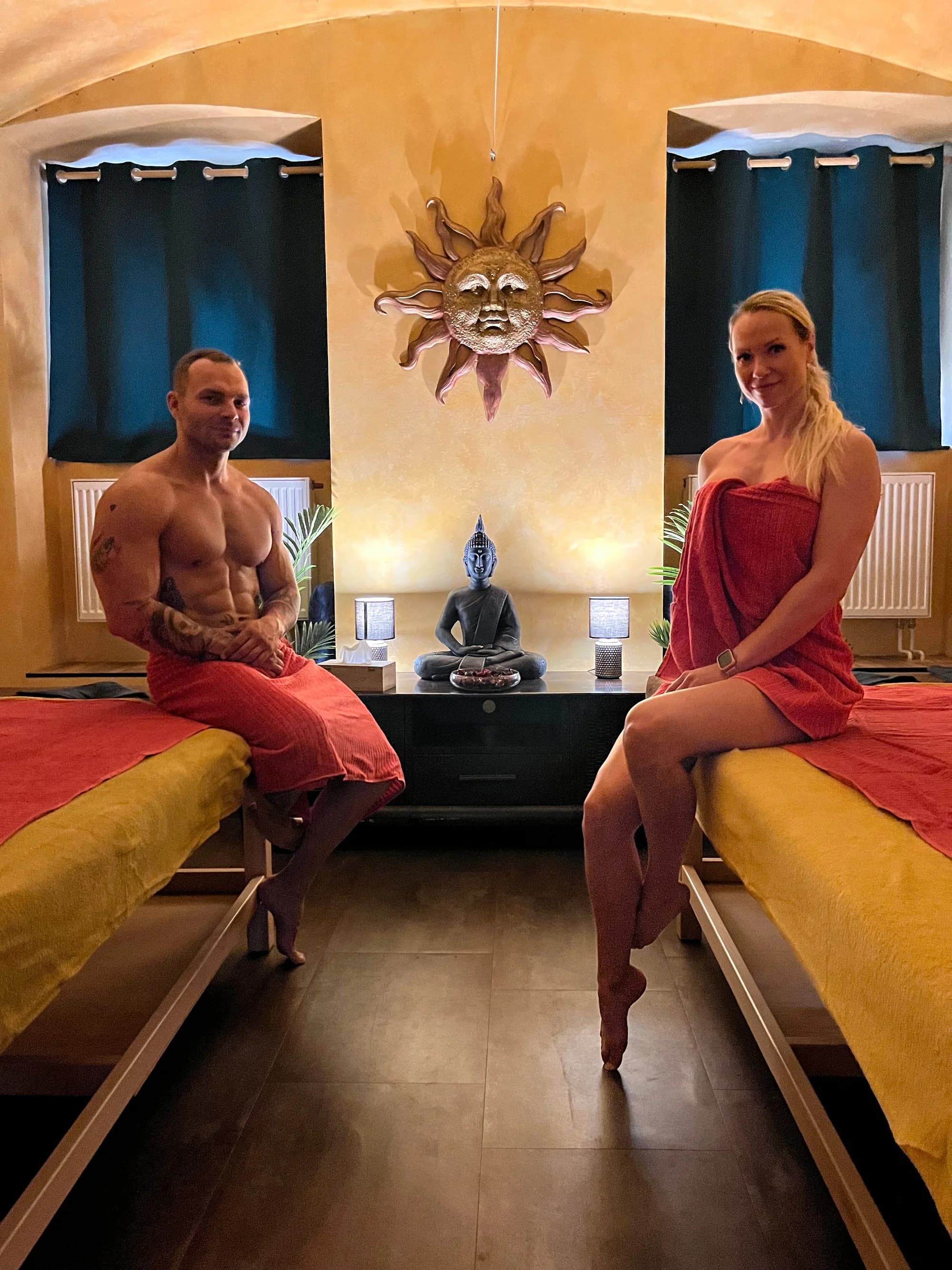 Relaxace v centru Prahy pro 2 osoby: hodinová párová masáž podle výběru