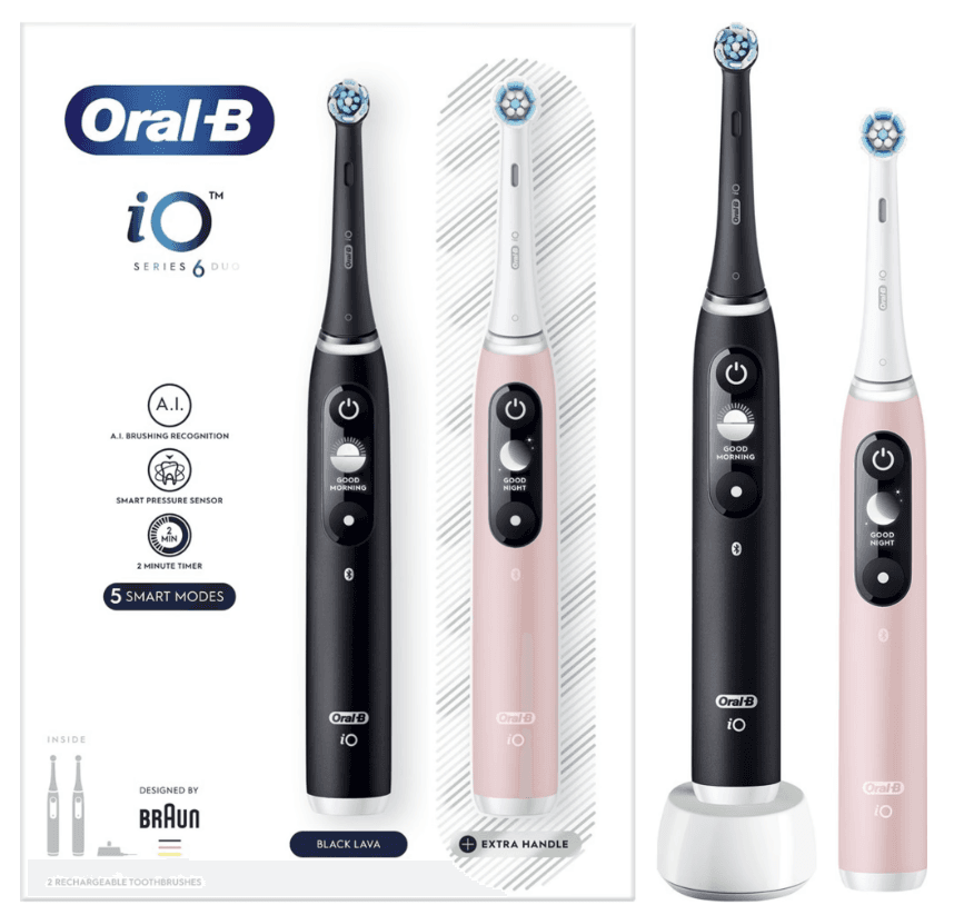 2x magnetický zubní kartáček Oral-B iO Series 6