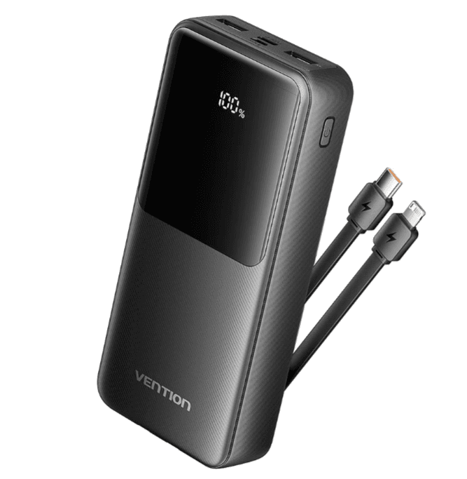 Powerbanka 20000 mAh Vention 22.5W + kabely