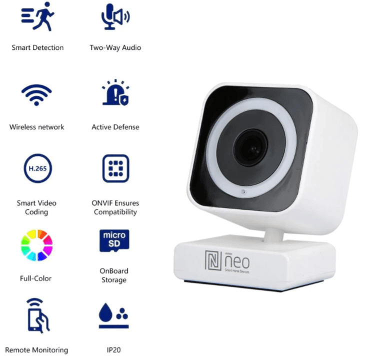 Vnitřní IP kamera Immax NEO LITE 07796L