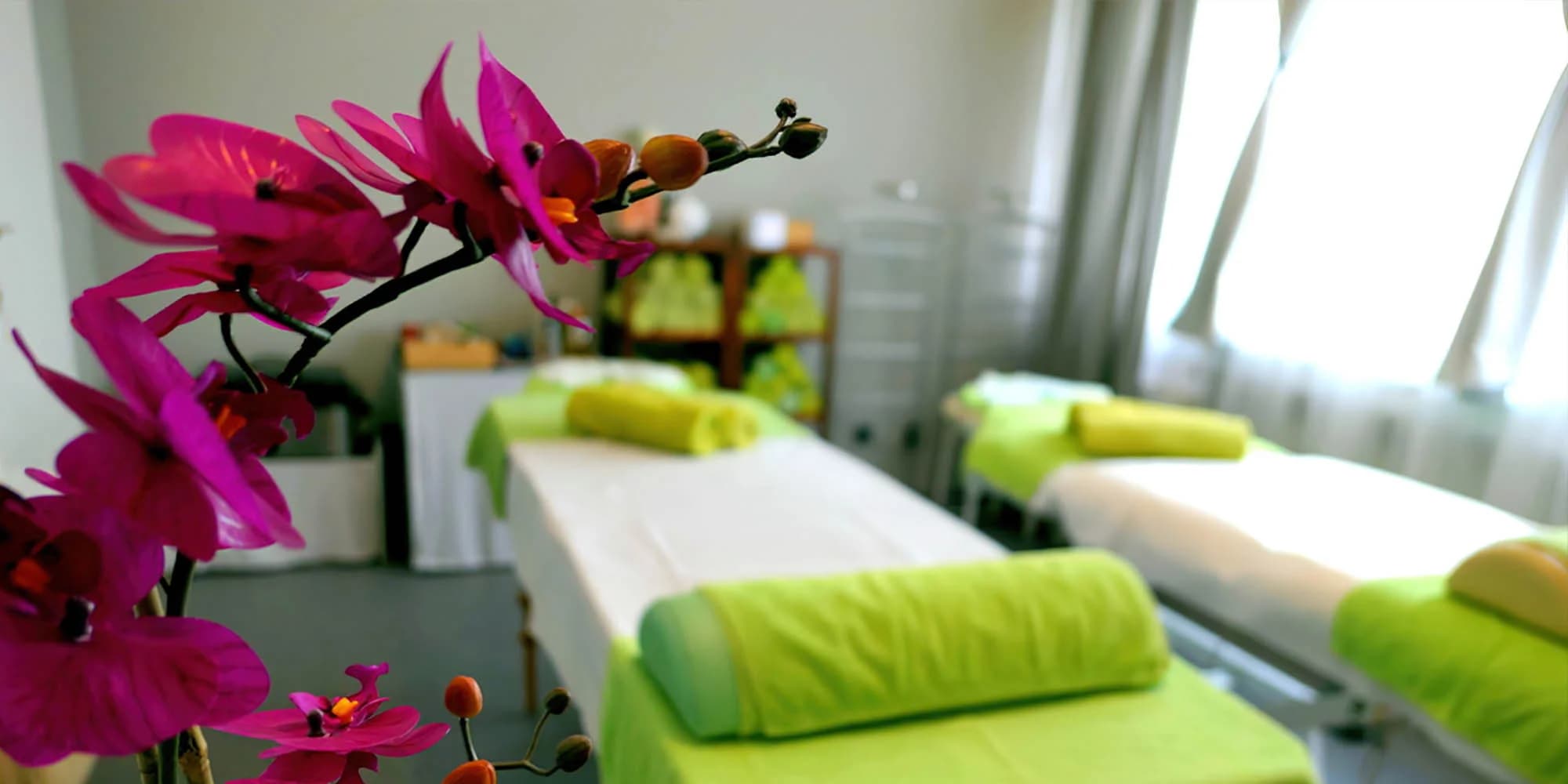 Wellness péče zaměřená na záda: nahřátí, masáž, zábal, inverzní lehátko i termo akupresura