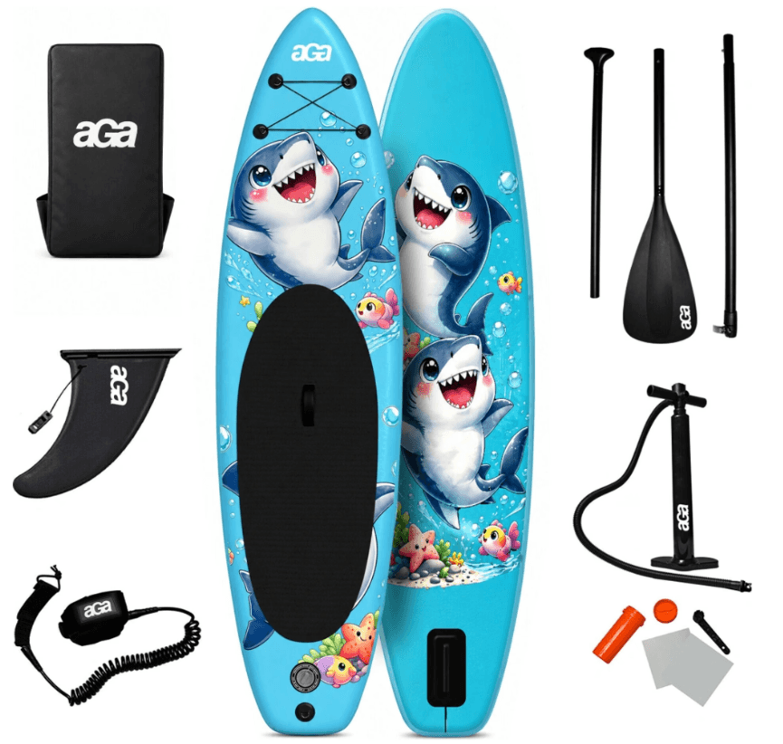 Dětský paddleboard Aga 305x81 cm, 140 kg