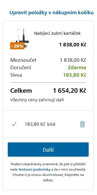2x el. zubní kartáček Philips Sonicare, 31000