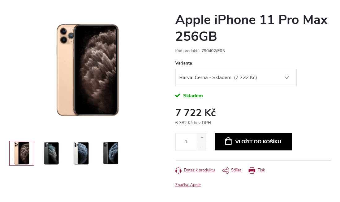 Apple iPhone 11 Pro Max 256 GB