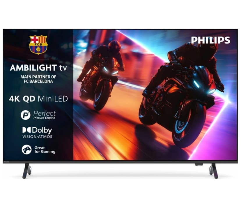 Mini LED 4K TV Ambilight, 40 W, Atmos, 215 cm, Philips