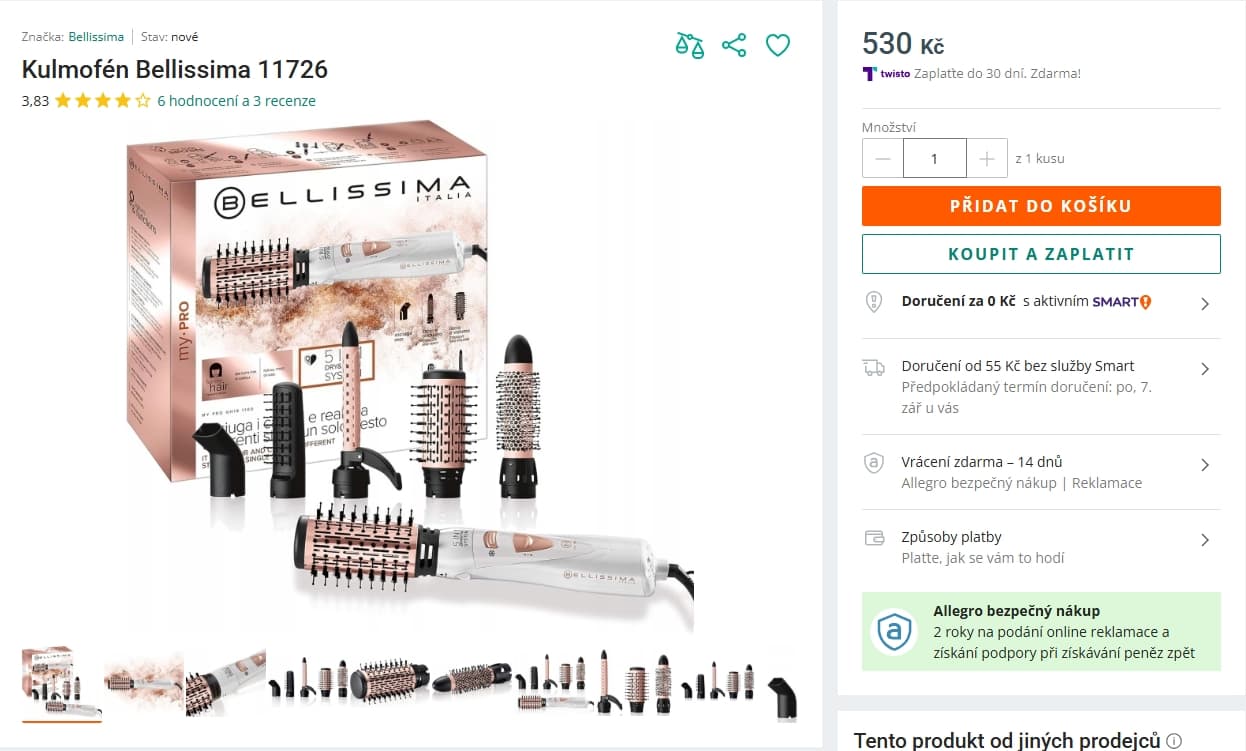 Kulmofén Bellissima Imetec 5v1