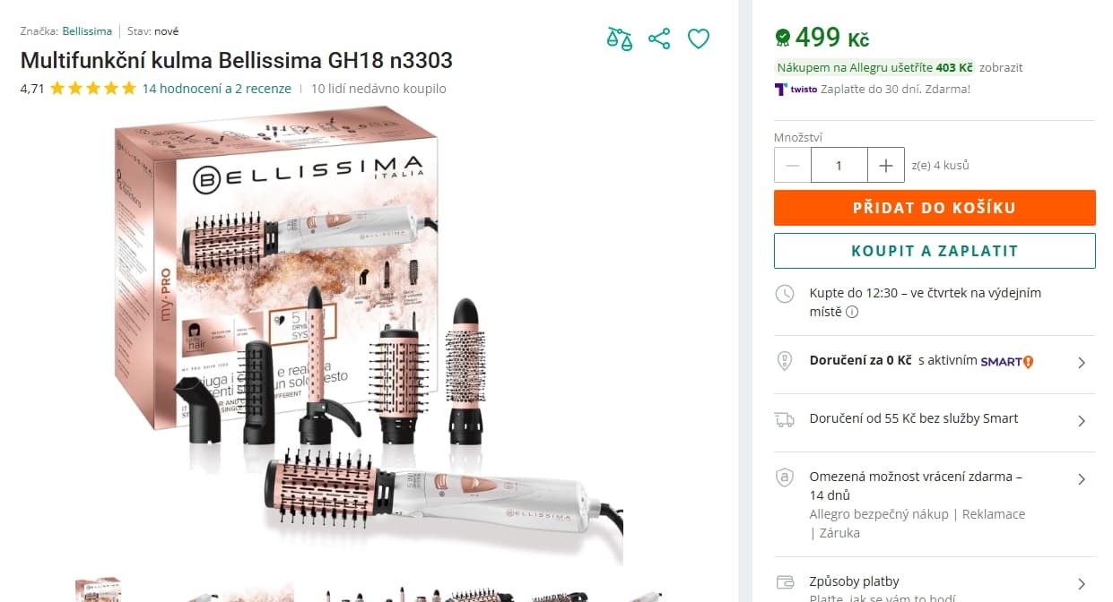 Kulmofén Bellissima Imetec 5v1