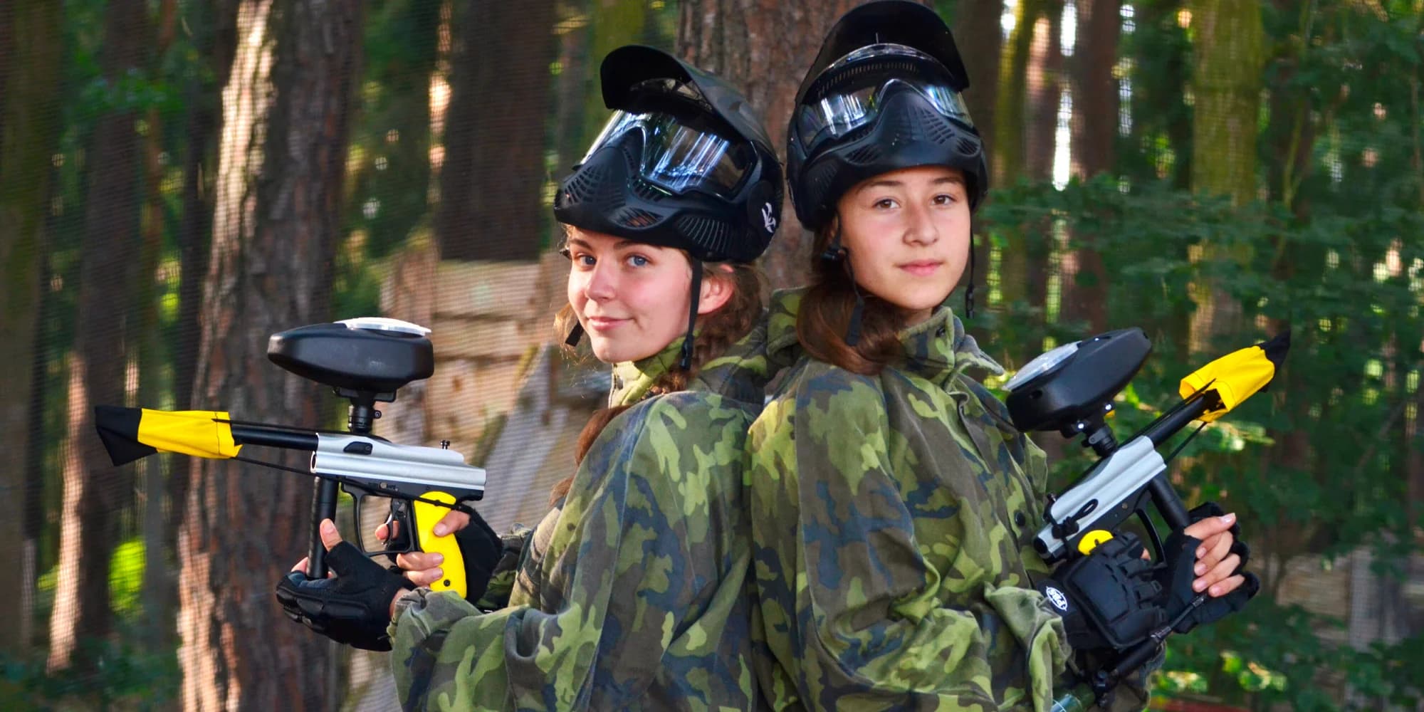 Paintballová přestřelka na lesním hřišti u Tábora: Junior verze až pro 8 hráčů, 2–⁠⁠⁠⁠⁠⁠4 hodiny