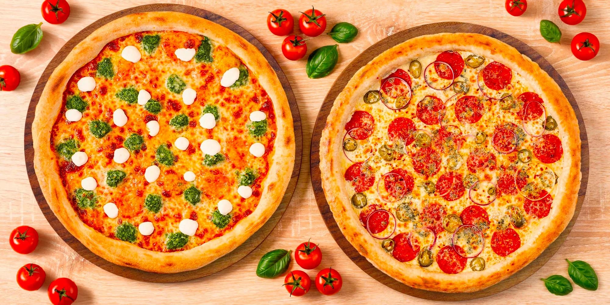 Za dobrotou do Nuslí: 1 nebo 2 pizzy dle výběru, s čedarovým okrajem a nápojem
