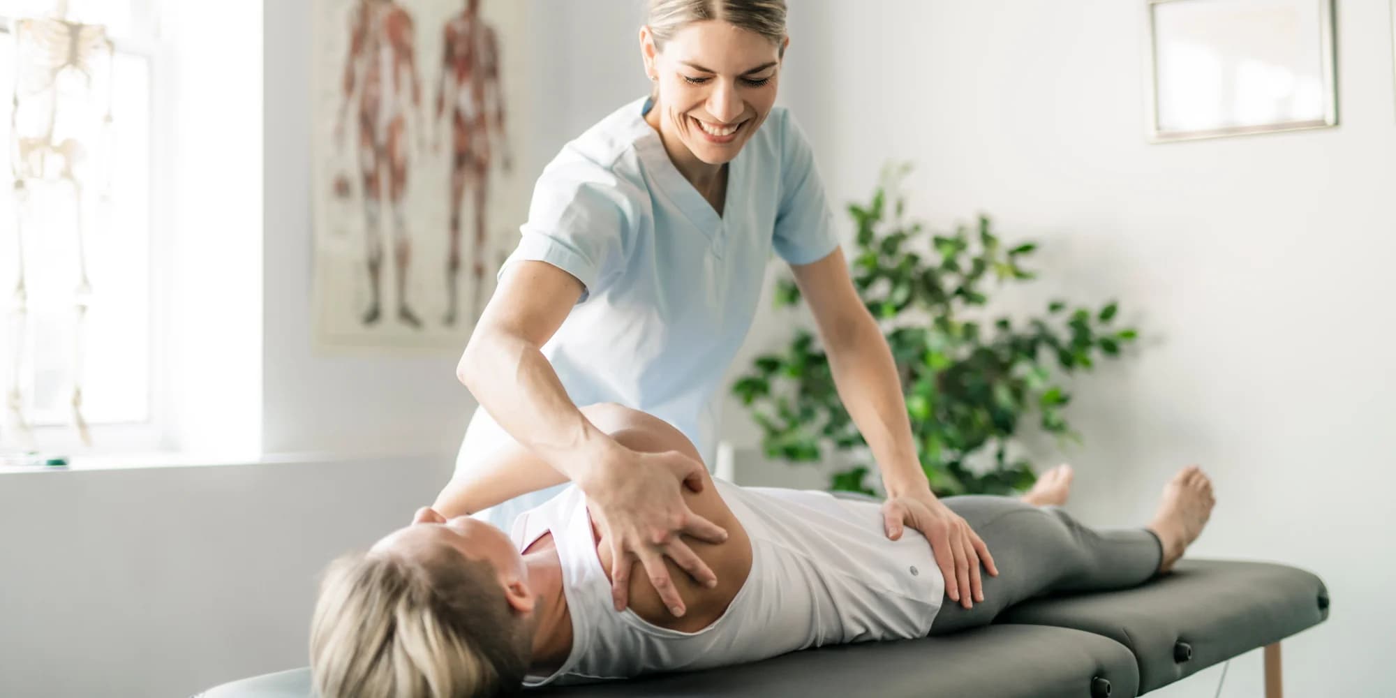 Individuální fyzioterapie (konzultace, vyšetření a rehabilitační cvičení) či kraniosakrální terapie