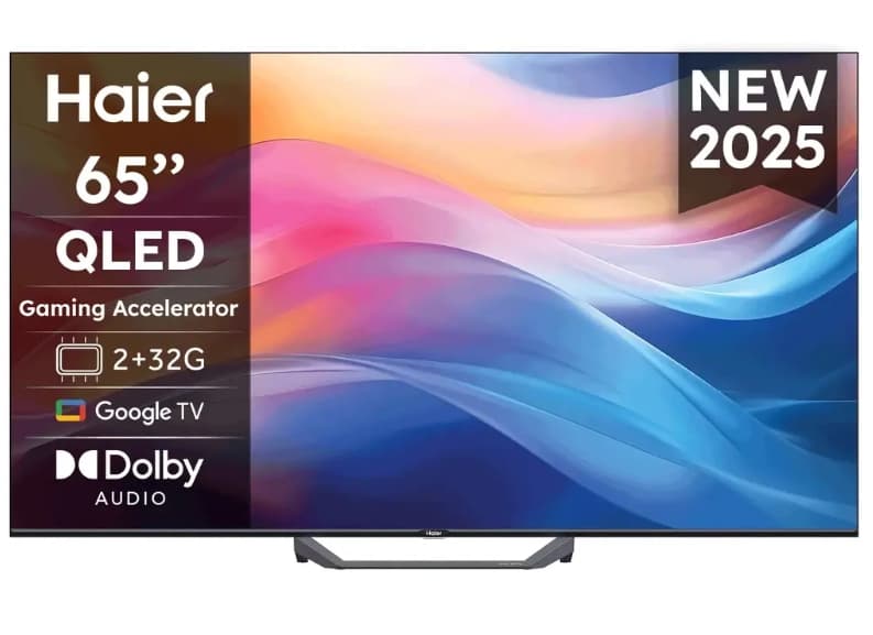 4K QLED Smart TV, Atmos, 165 cm, Haier