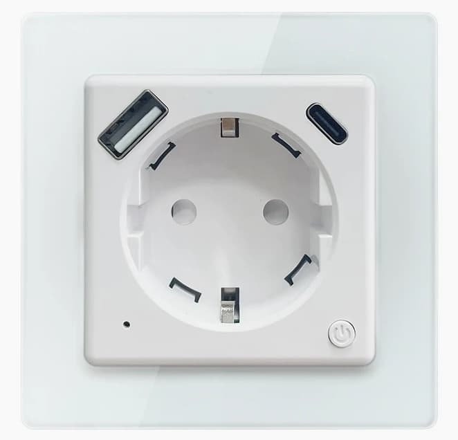Chytrá vnitřní zásuvka Immax, 2x USB 20W