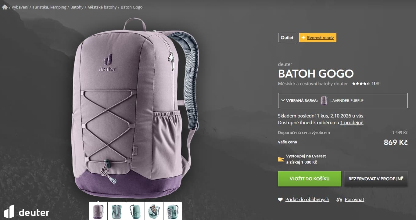 Batoh Deuter Gogo 28 l 