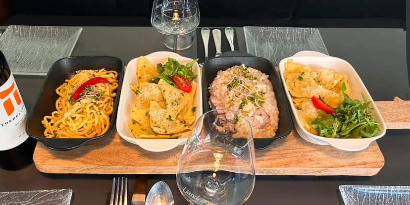 Degustační menu: ochutnejte výběr italských těstovin a rizot, pro 2 až 4 osoby