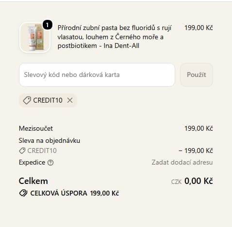 Eshop Inaessentials - sleva 250 Kč na vše