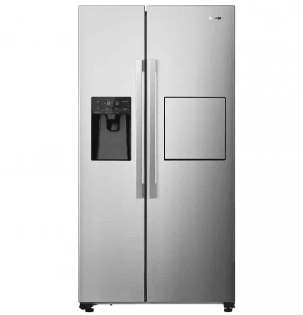 Americká lednice Gorenje, led, voda, bar, 180cm