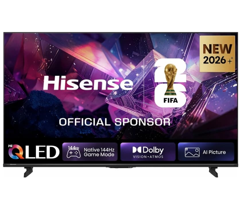 QLED 4K TV, Atmos, soundbar, 144Hz, 165 cm, Hisense