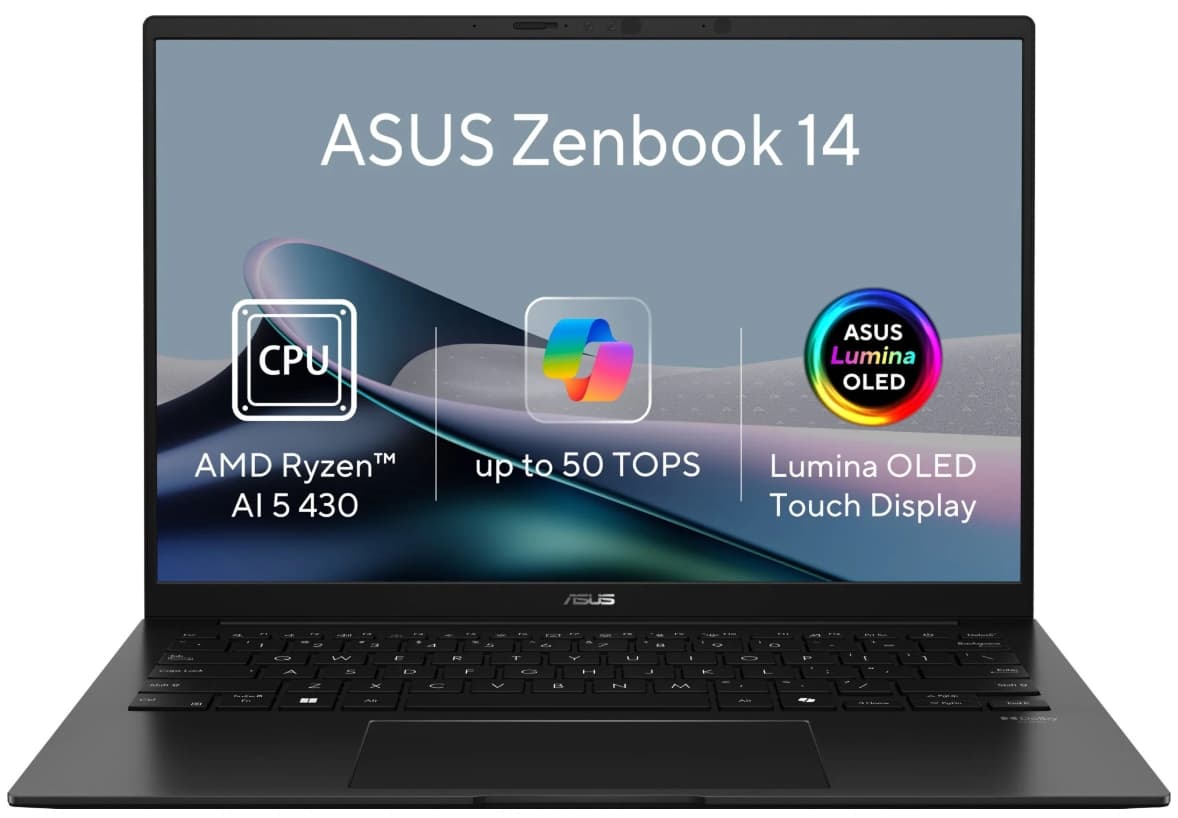 Asus Zenbook 4,5 GHz, 16/512 GB, dotyk 14", 1,28 kg