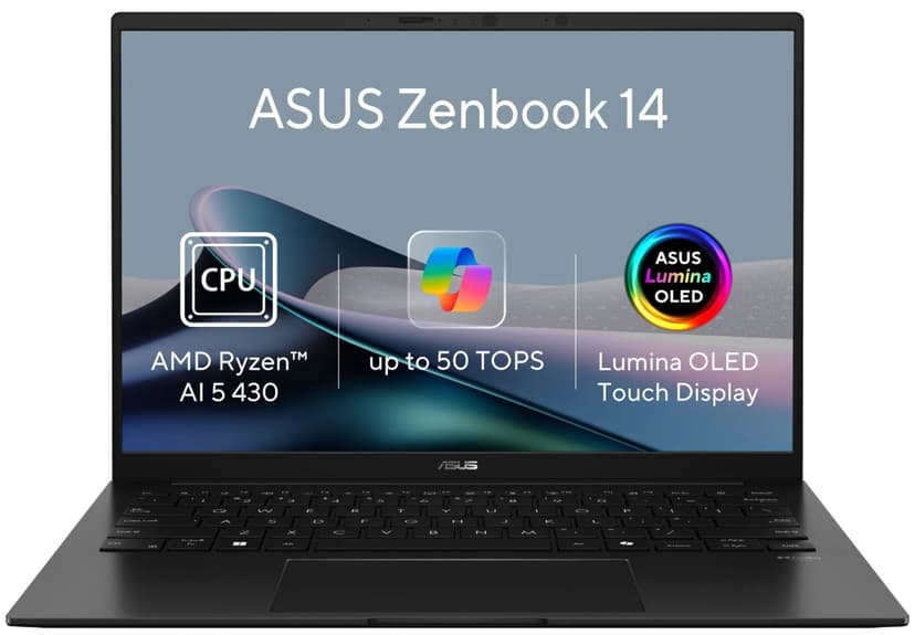 Asus Zenbook 4,5 GHz, 16/512 GB, dotyk 14", 1,28 kg