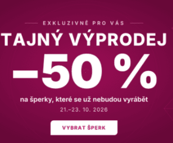 Sleva 50% na nákup v kategorii Poslední šance