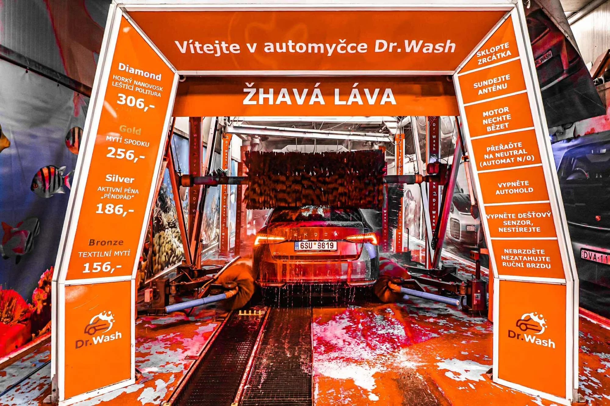 Automyčka Dr. Wash v Mladé Boleslavi: na výběr 4 programy