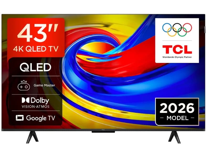QLED 4K Google TV, Atmos, 109 cm TCL