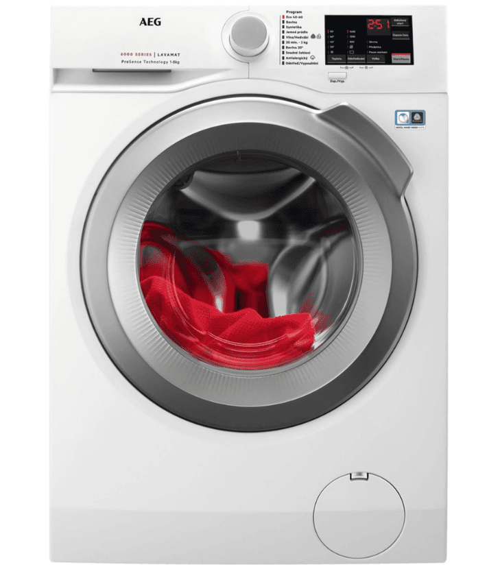 Parní pračka AEG 8 kg, 1400 ot., A
