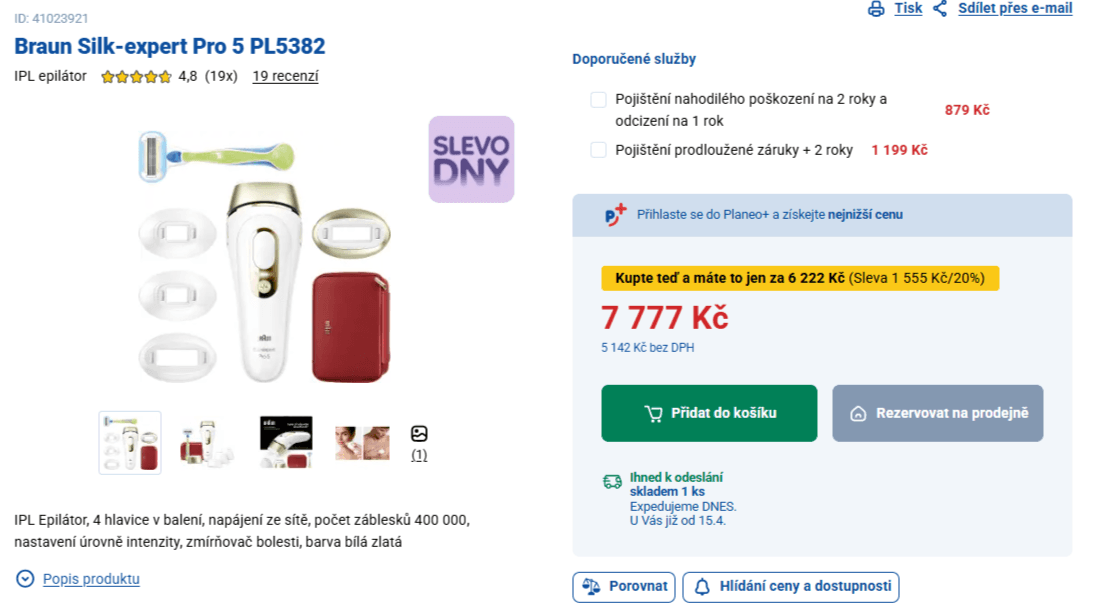 IPL Epilátor Braun Silk-expert Pro 5 